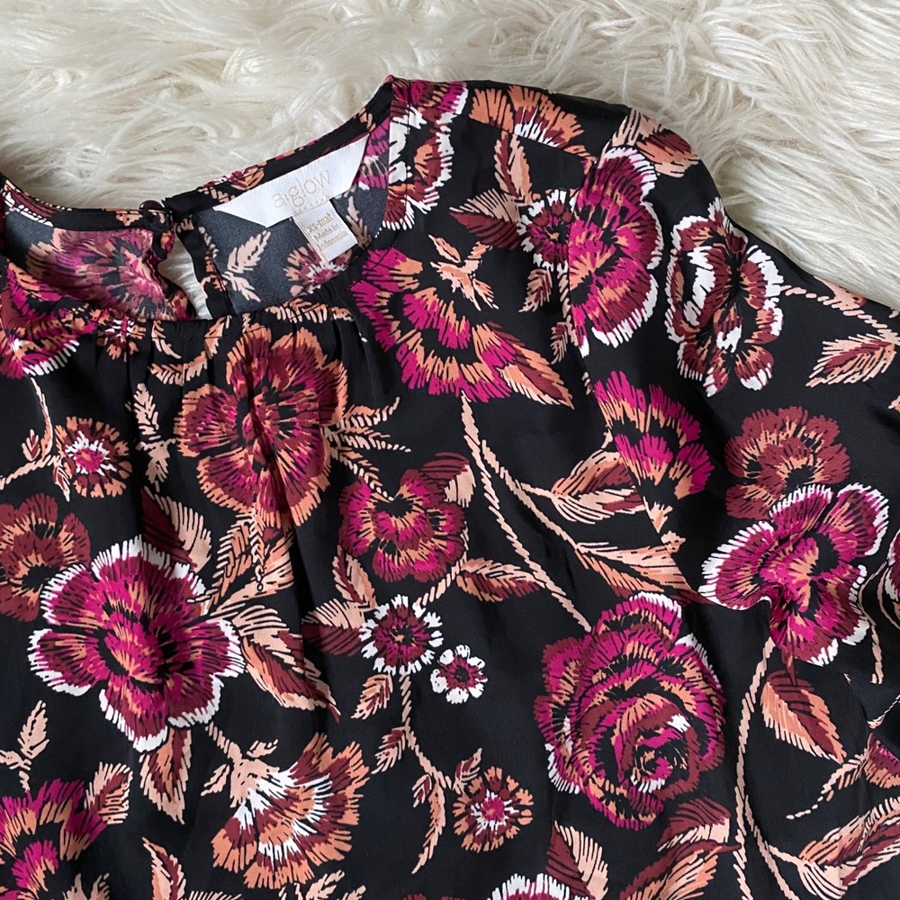 Floral Bell Sleeve Maternity Top